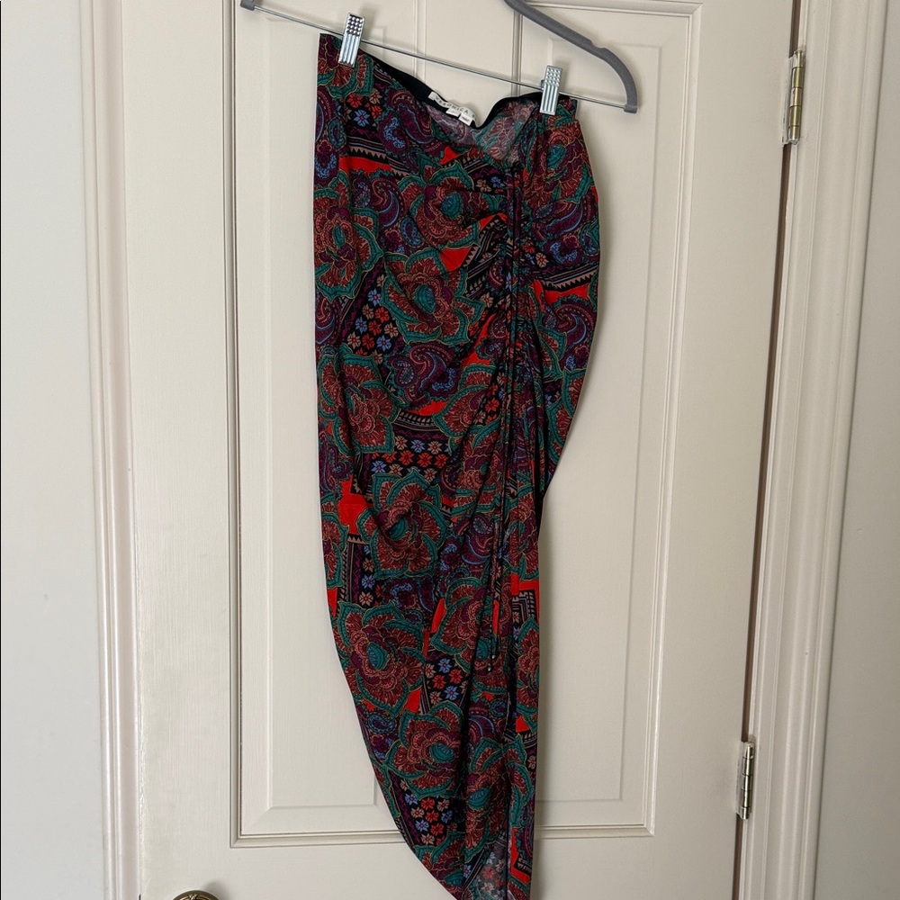 Veronica Beard Colorful Paisley Skirt